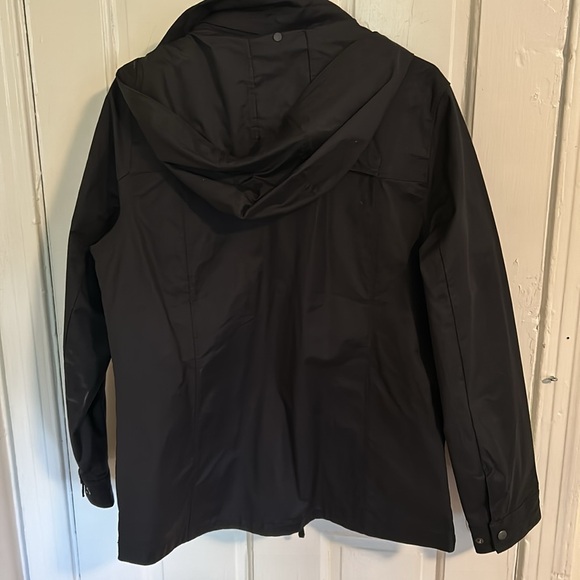 Eddie Bauer black travel raincoat jacket black medium - Picture 8 of 16